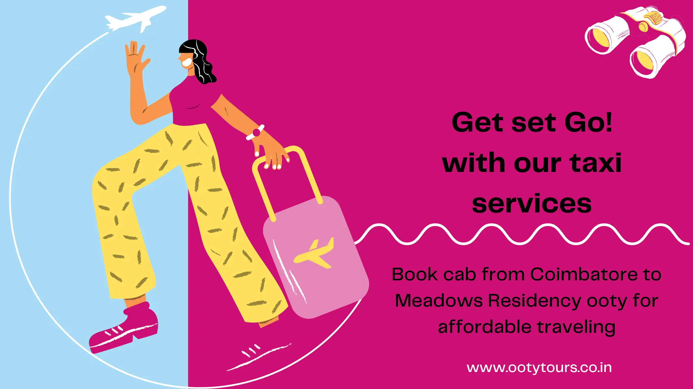 Coimbatore to Meadows Residency cab services